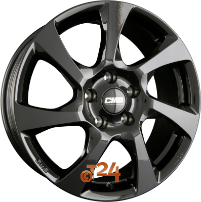 CMS Velgen - C24 CBG Schwarz Glanz - 15 inch