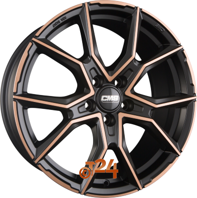 CMS Velgen - C33 DBC Diamant Schwarz Kupfer - 18 inch