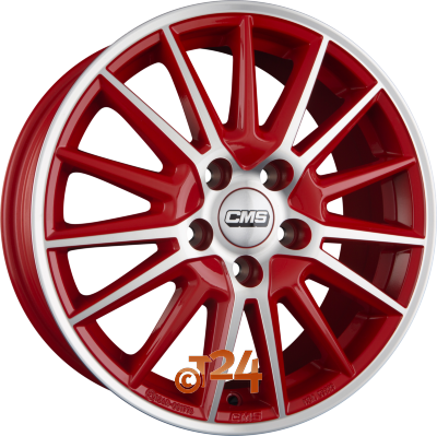 CMS Velgen - C23 DRED Diamant Rot Glanz - 16 inch