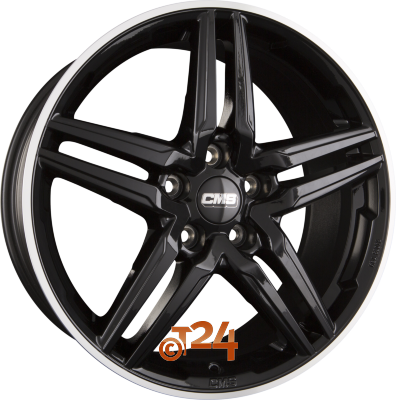 CMS Velgen - C29 DRB Diamant Horn Schwarz Glanz - 17 inch