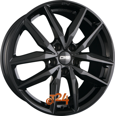 CMS Velgen - C28 CBG Schwarz Glanz - 18 inch
