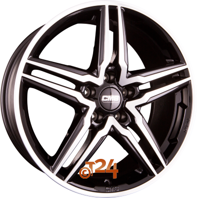 CMS Velgen - C29 DB Diamant Schwarz Glanz - 17 inch