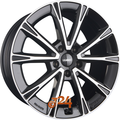 DEZENT Velgen - AR DARK - Schwarz Frontpoliert - 20 inch