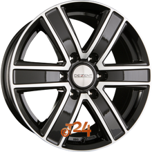 DEZENT Velgen - TJ DARK - Black Polished Front - 16 inch
