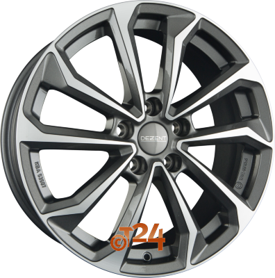 DEZENT Velgen - KS DARK - Gunmetal Polished - 19 inch