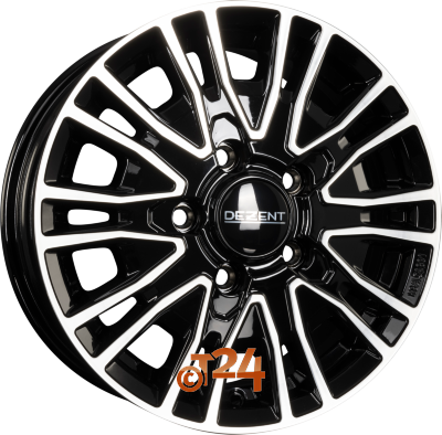 DEZENT Velgen - KE DARK - Schwarz Frontpoliert - 17 inch