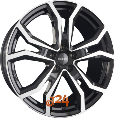 DEZENT Velgen - TV DARK - Schwarz Frontpoliert - 19 inch