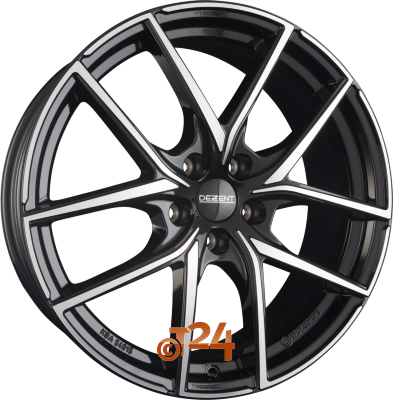 DEZENT Velgen - TO DARK - Schwarz Frontpoliert - 17 inch