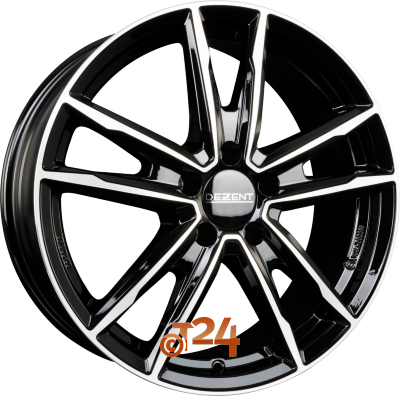 DEZENT Velgen - KF DARK - Schwarz Frontpoliert - 19 inch