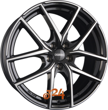 DEZENT Velgen - TO DARK - Schwarz Frontpoliert - 17 inch
