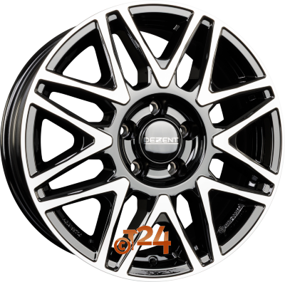 DEZENT Velgen - KH DARK - Schwarz Frontpoliert - 17 inch