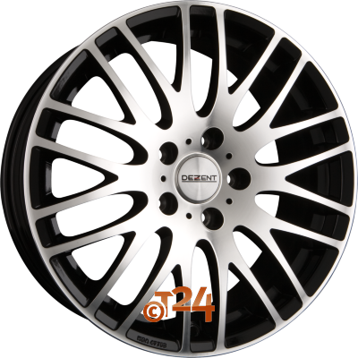 DEZENT Velgen - RG DARK - Schwarz Frontpoliert - 18 inch