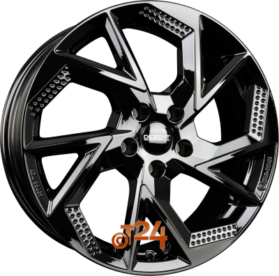 DEZENT Velgen - AP Black Glanzend - 18 inch
