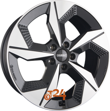 DEZENT Velgen - AO DARK - Schwarz Frontpoliert - 20 inch