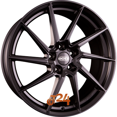 DOTZ Velgen - SPA BLACK - Schwarz Matt - 17 inch