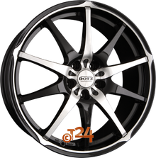 DOTZ Velgen - SHURIKEN Schwarz Glanz Frontpoliert - 19 inch