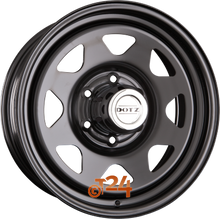 DOTZ Velgen - DAKAR - Ohne Zubehor DARK Schwarz Glanzend - Offroad Stalen Velg - 15 inch