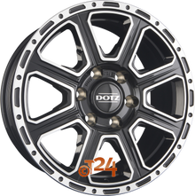 DOTZ Velgen - KALAHARI DARK - Schwarz Poliert - 17 inch
