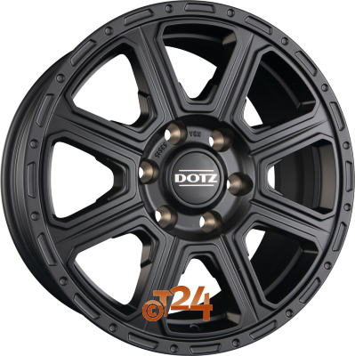 DOTZ Velgen - KALAHARI BLACK - Schwarz Matt - 17 inch