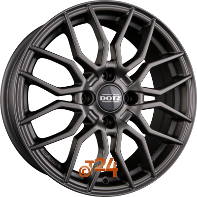 DOTZ Velgen - LIMEROCK GREY - Gunmetal - 17 inch