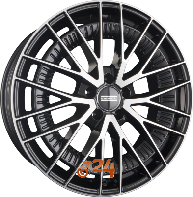 FONDMETAL Velgen - KARI Glossy Black Machined - 18 inch