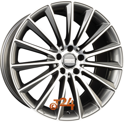 FONDMETAL Velgen - AIDON Glossy Titanium Machined - 20 inch