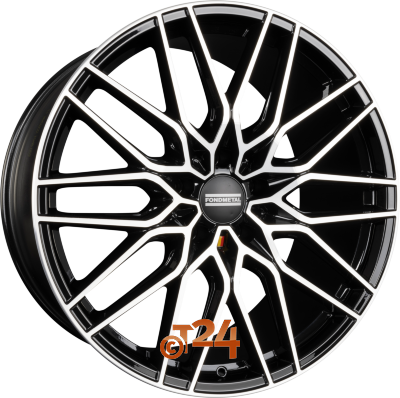 FONDMETAL Velgen - CRATOS Glossy Black Machined - 22 inch