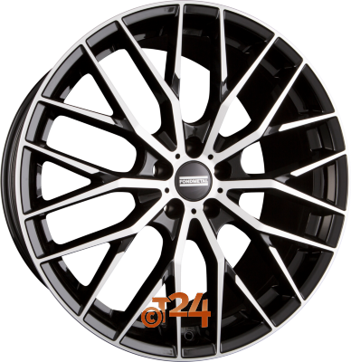 FONDMETAL Velgen - MAKHAI Glossy Black Machined - 19 inch