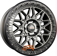 FONDMETAL Velgen - BLUSTER Matt Titanium Black Lip - 18 inch