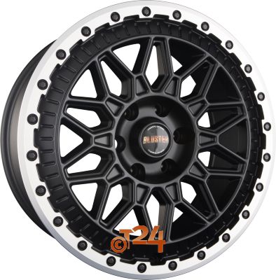FONDMETAL Velgen - BLUSTER Matt Black Machined Lip - 18 inch
