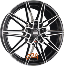 FONDMETAL Velgen - THOE Glossy Black Machined - 18 inch