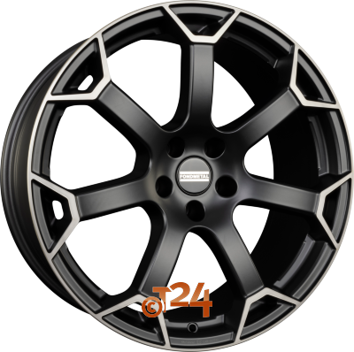 FONDMETAL Velgen - ZEPHYRUS Matt Black Machined - 20 inch