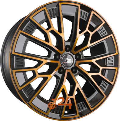 FONDMETAL Velgen - 1972 Glossy Black Bronze Machined - 19 inch