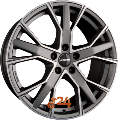 GMP ITALIA Velgen - GUNNER Matt Anthracite Diamond - 20 inch
