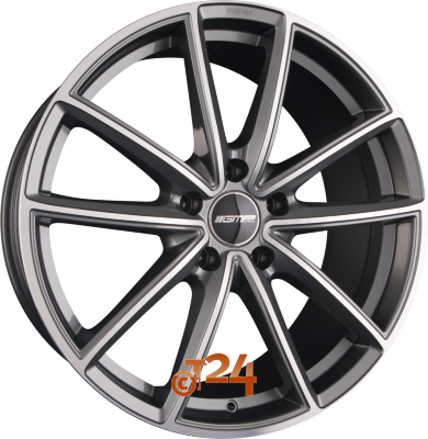GMP ITALIA Velgen - TITAN Anthracite Diamond - 21 inch