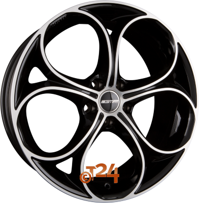GMP ITALIA Velgen - DRAKE Black Diamond - 18 inch
