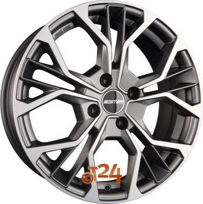 GMP ITALIA Velgen - MATISSE Matt Anthracite Diamond - 17 inch