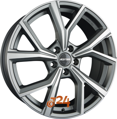 GMP ITALIA Velgen - MENTOR Matt Anthracite Diamond - 17 inch