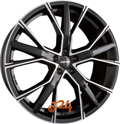 GMP ITALIA Velgen - GUNNER Black Diamond - 20 inch