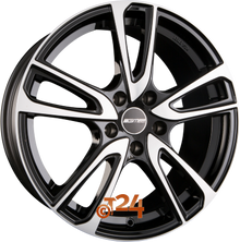 GMP ITALIA Velgen - ASTRAL Black Diamond - 17 inch