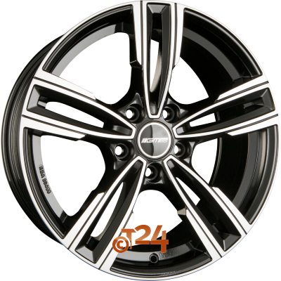 GMP ITALIA Velgen - REVEN Black Diamond - 17 inch
