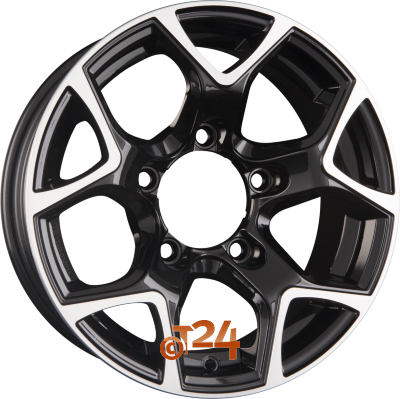 GMP ITALIA Velgen - SJ15 Black Diamond - 15 inch