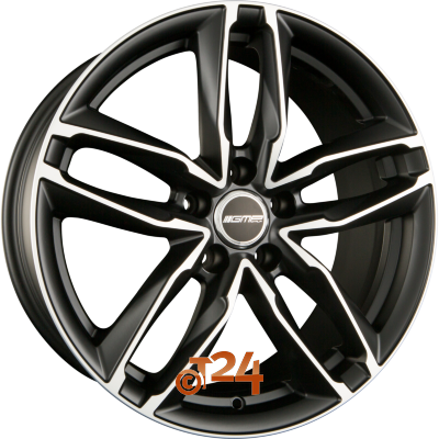 GMP ITALIA Velgen - ATOM Matt Black Diamond - 18 inch