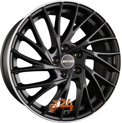 GMP ITALIA Velgen - ENIGMA Matt Black Diamond Lip - 19 inch