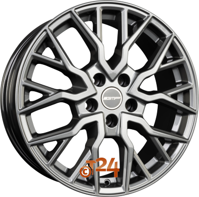 GMP ITALIA Velgen - BOOSTER Glossy Anthracite - 17 inch