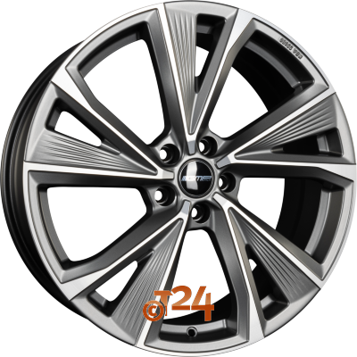GMP ITALIA Velgen - EVENTO Matt Anthracite Diamond - 22 inch