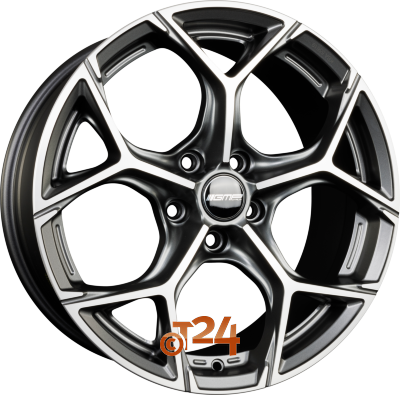 GMP ITALIA Velgen - ULTRIVITY Anthracite Matt Diamond - 22 inch