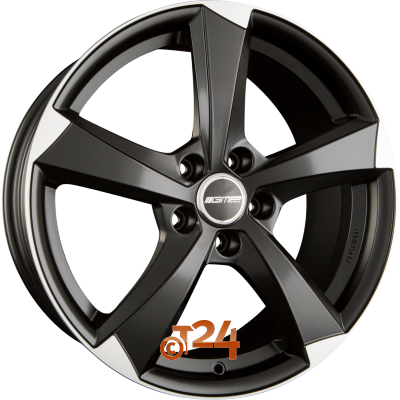GMP ITALIA Velgen - ICAN Satin Black Diamond - 17 inch