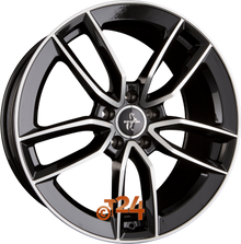 KESKIN Velgen - KT21 ELEGANT Black Front Polished (BFP) - 18 inch