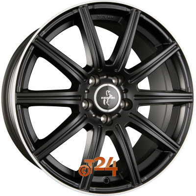 KESKIN Velgen - KT16 DYNAMIC Matt Black Lip Polished (MBLP) - 18 inch